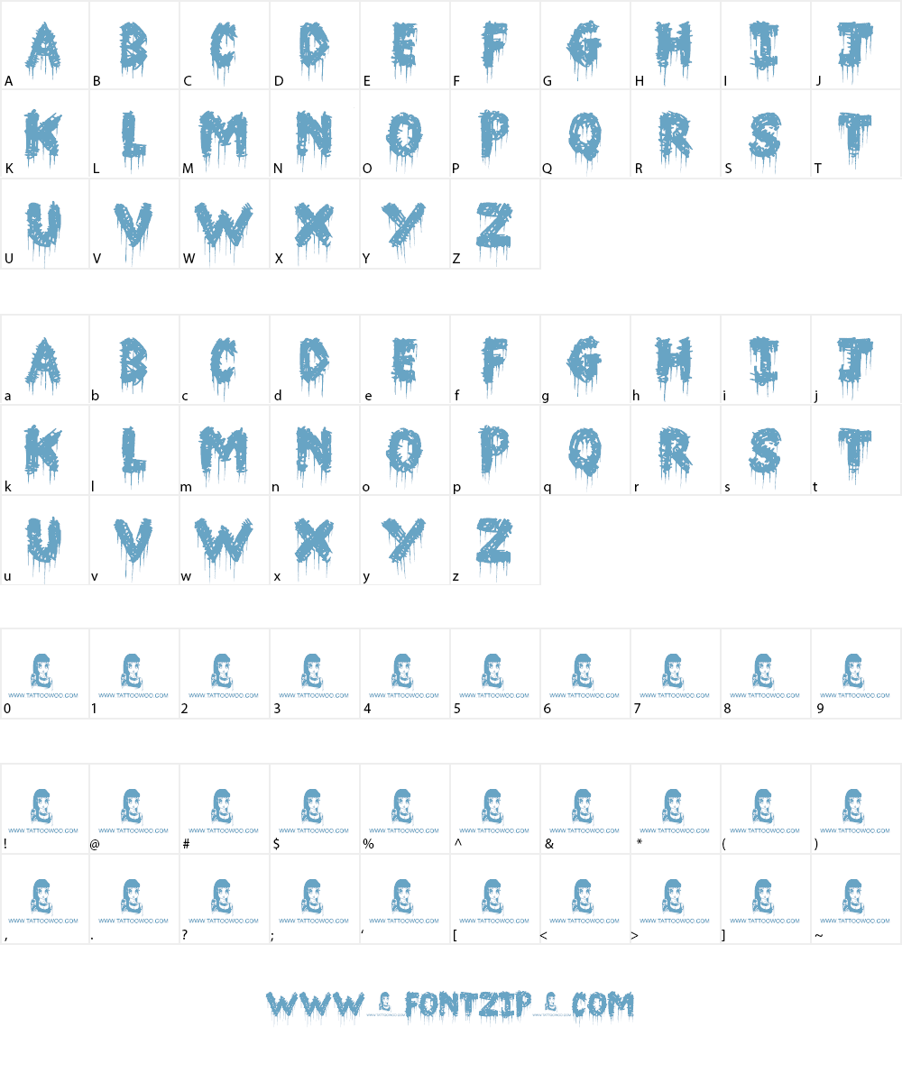 Barn House Font Character